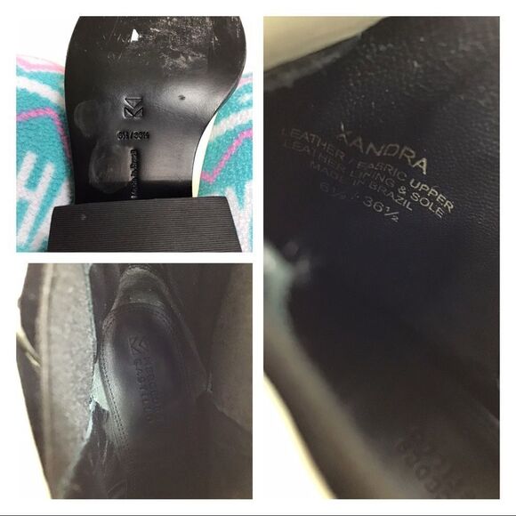 Mercedes Castillo Xandra White Ivory Chelsea Ankle Boot Sz 6.5 - Picture 8 of 8